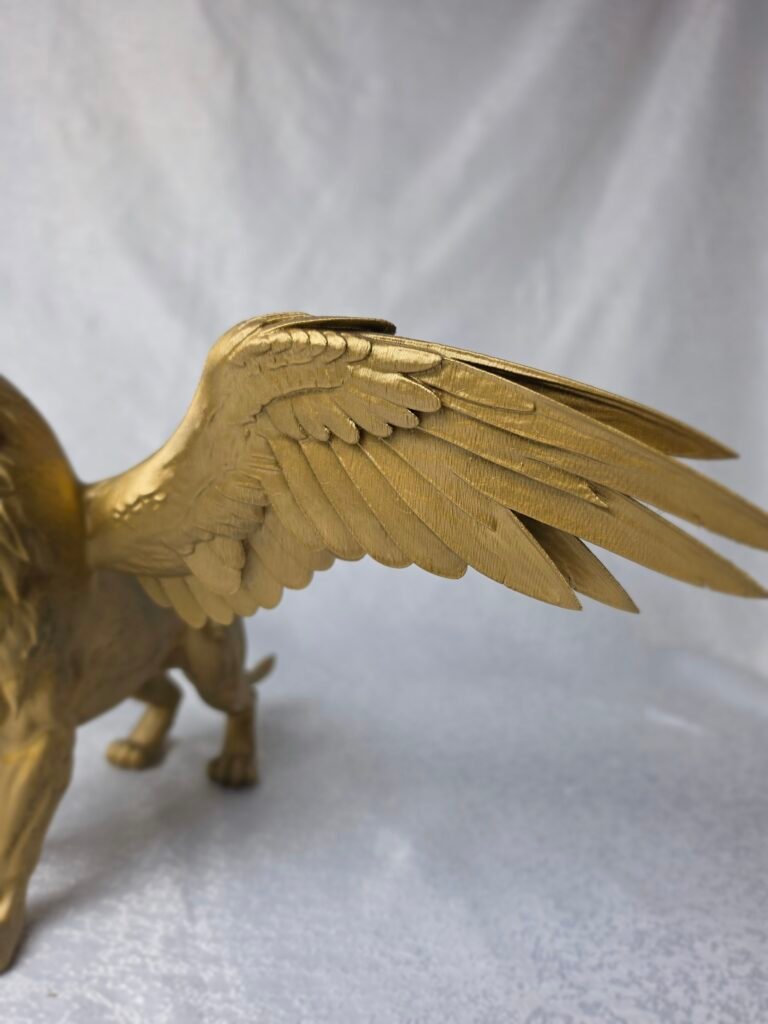 Leon con alas de águila. Bestia de Daniel 3